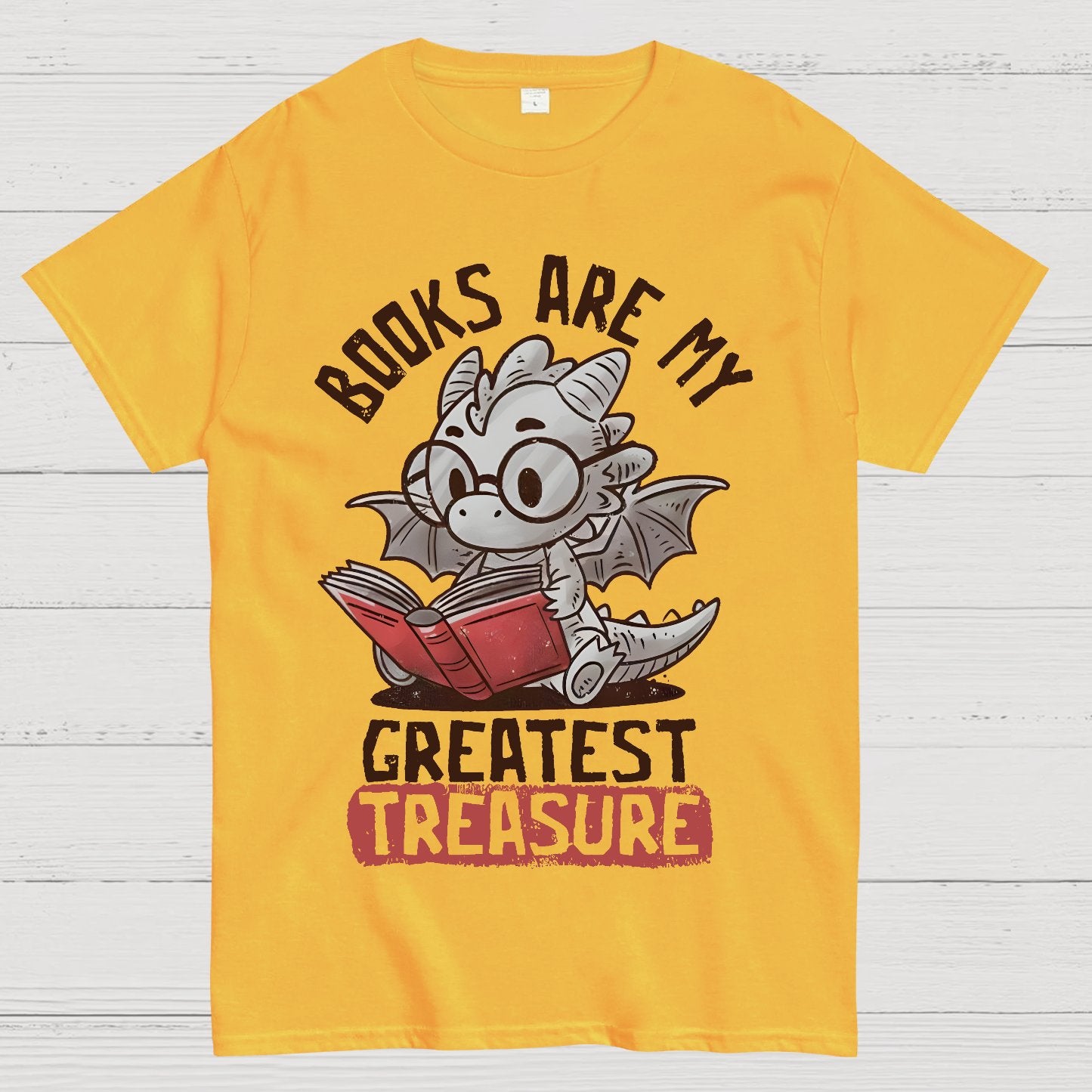 Books Are My Greatest Treasure Geek T-Shirt