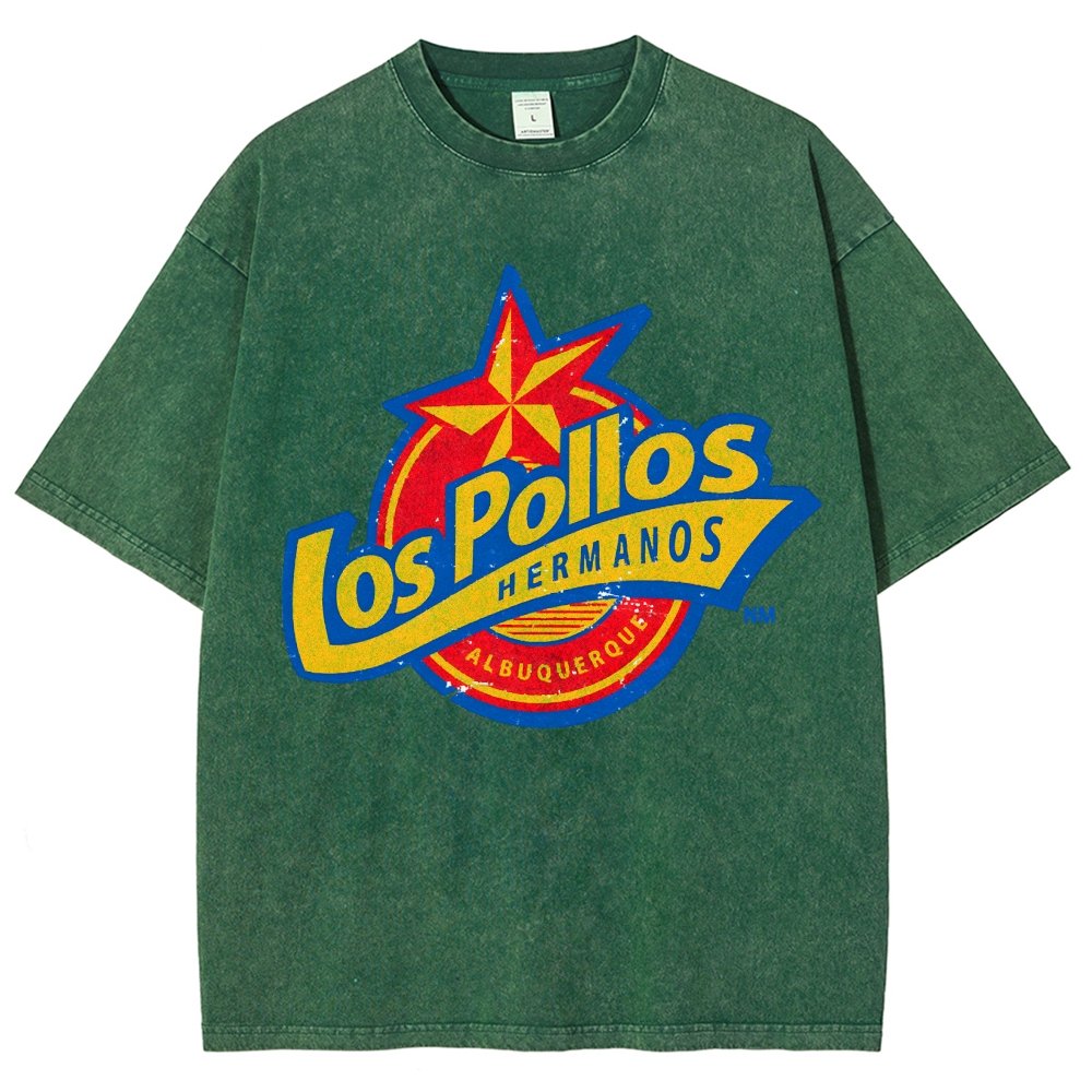 Los Pollos Hermoso Vintage Distressed T-shirt