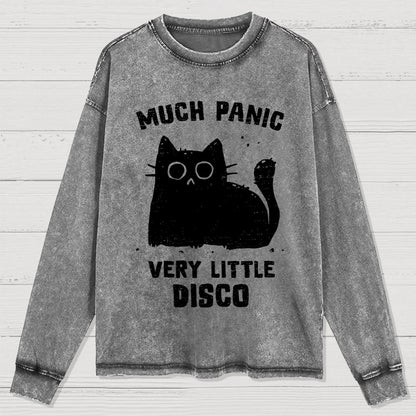 Much Panic, Very Little Disco Washed Long Sleeve Tee