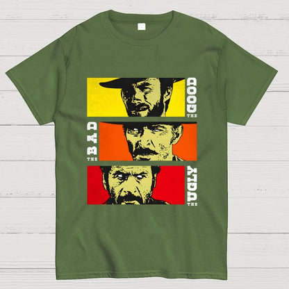 The Good The Bad The Ugly Cat Geek T-Shirt