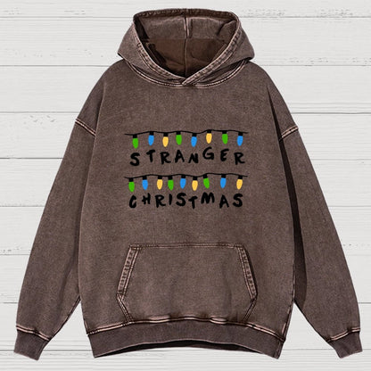 Mystery Christmas Vintage Distressed Hoodie