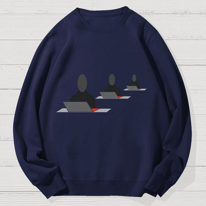 Drone Coders Geek Cotton Sweatshirt
