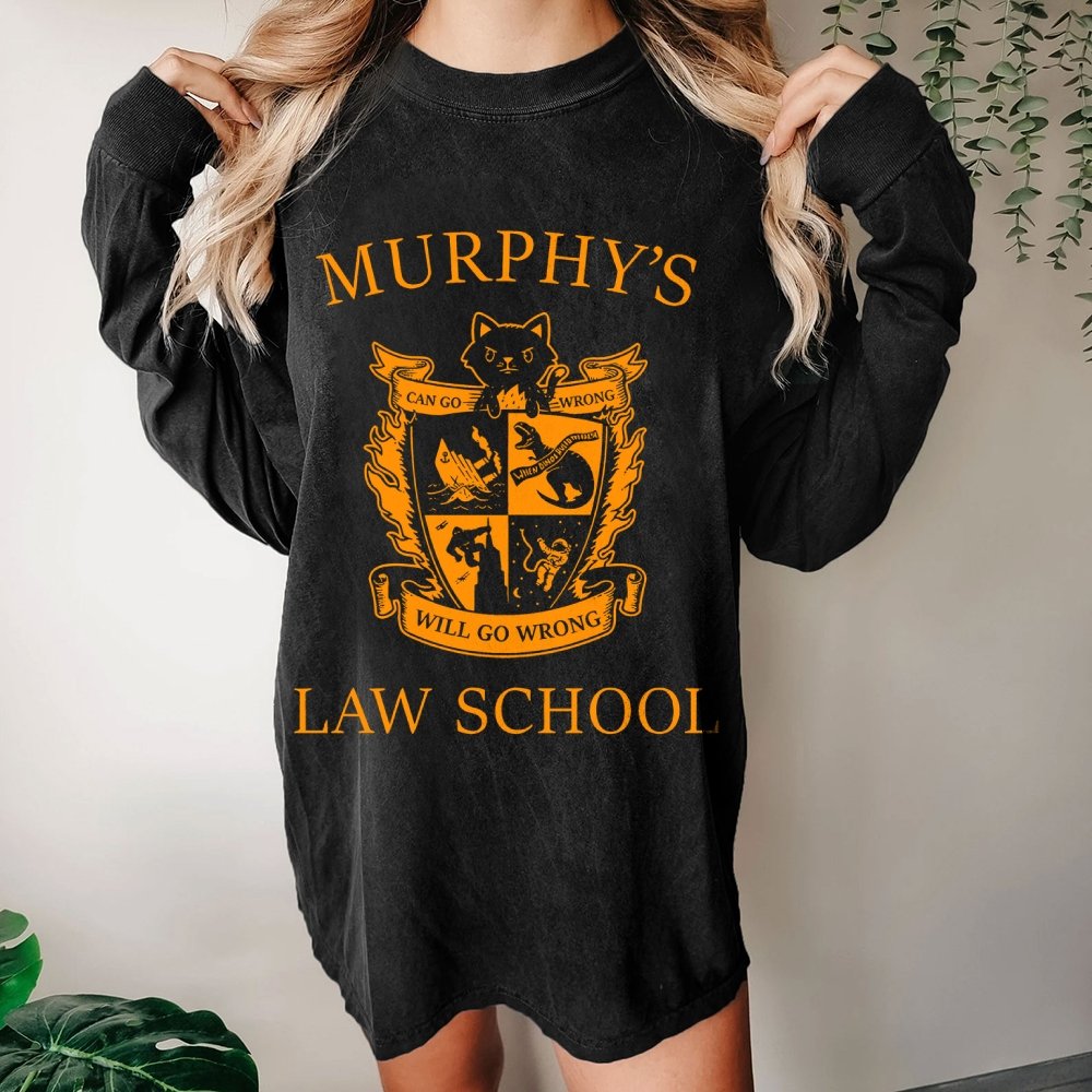 Murphy's University Washed Long Sleeve Tee