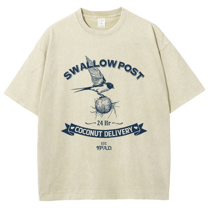 Swallow Post Vintage Distressed T-shirt