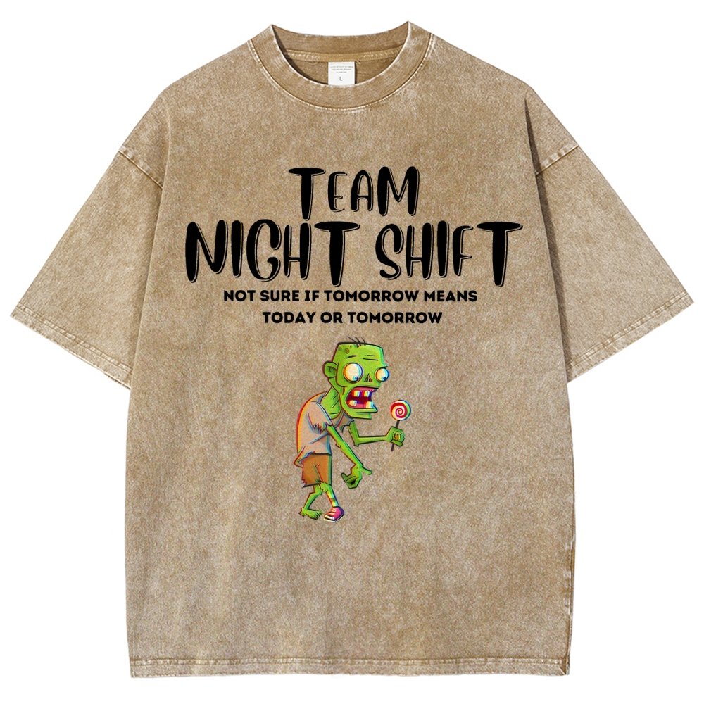Night Shift Team! Vintage Distressed T-shirt