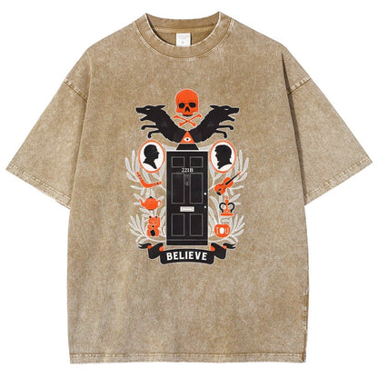 221b Elm St Vintage Distressed T-shirt
