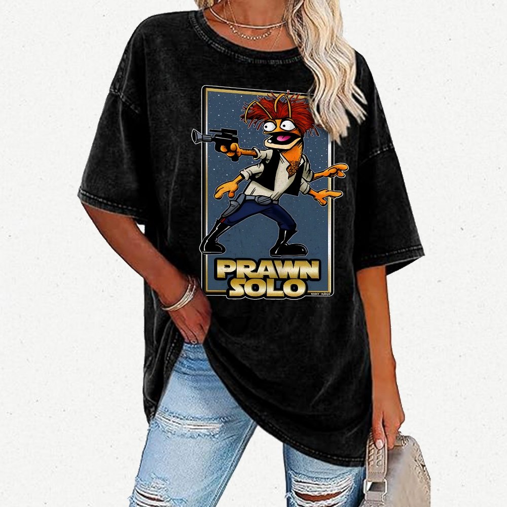 Prawn Hero Vintage Distressed T-shirt