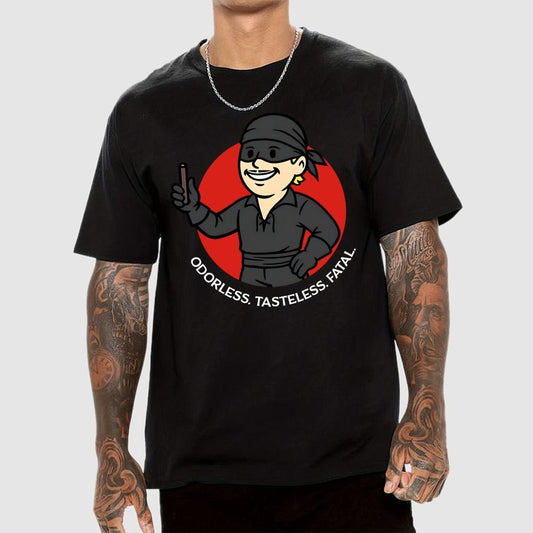 Odorless, Tasteless, Fatal Unisex Geek T-Shirt