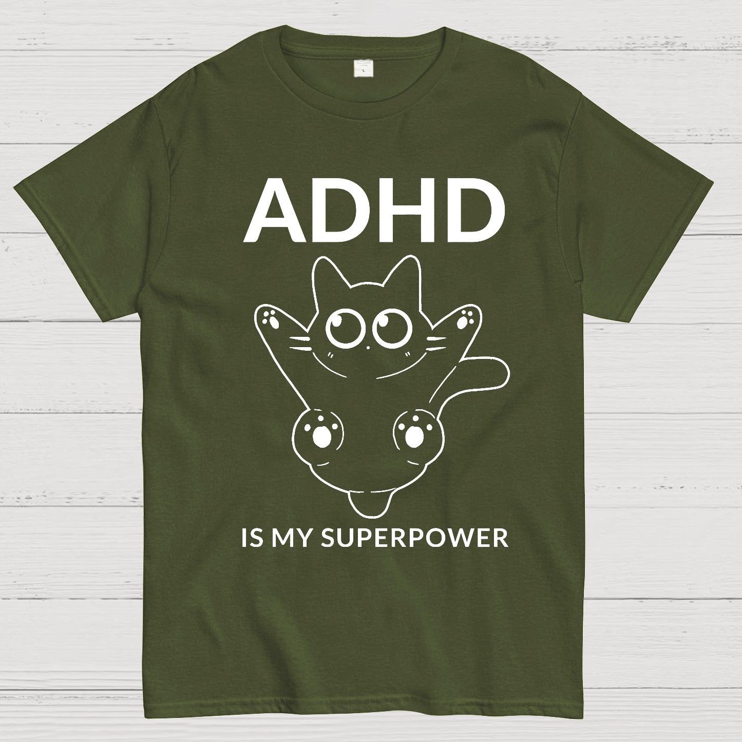 ADHD is my superpower Geek T-Shirt