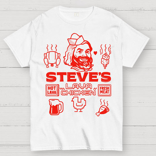 Steve's Lava Chicken Geek T-Shirt