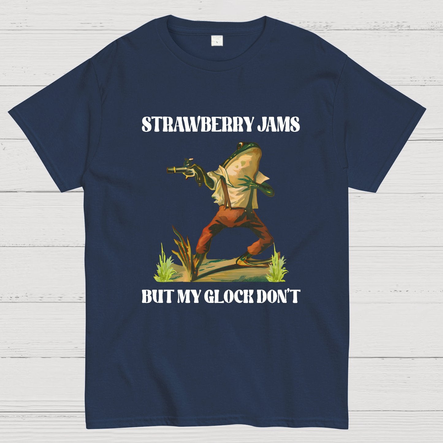 Strawberry Jams But My Glock Don't T-Shirt