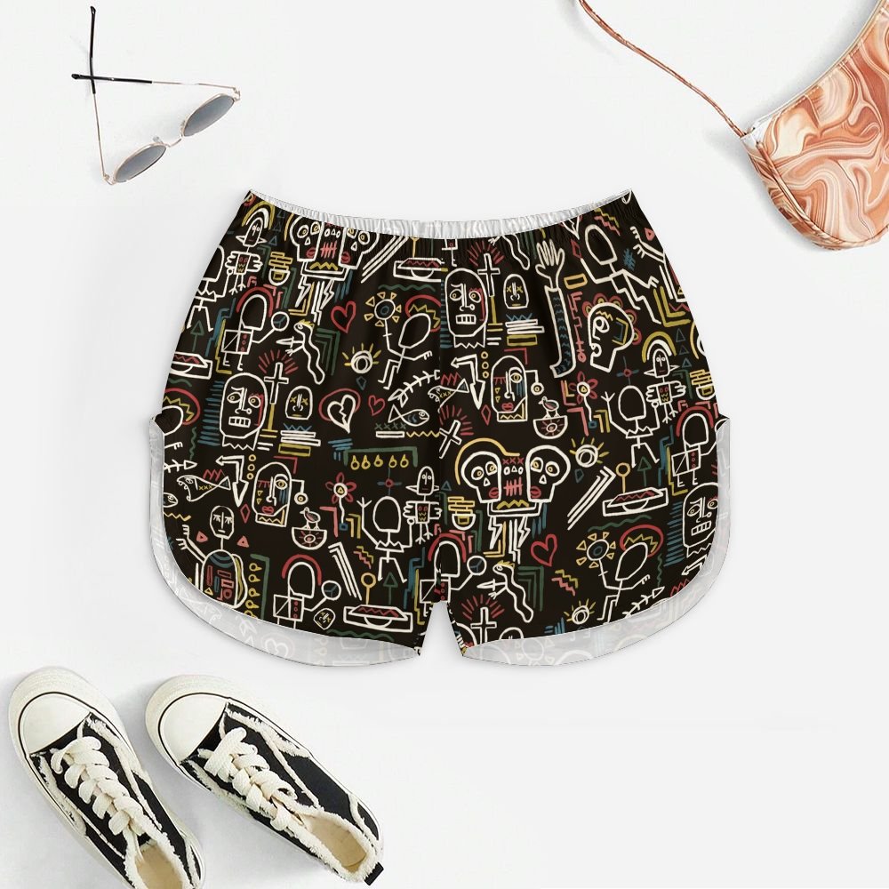 Vintage Graffiti4 Women's Geek Suspender Cami Set
