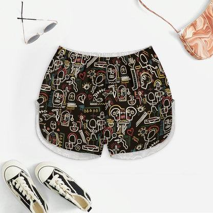 Vintage Graffiti4 Women's Geek Suspender Cami Set