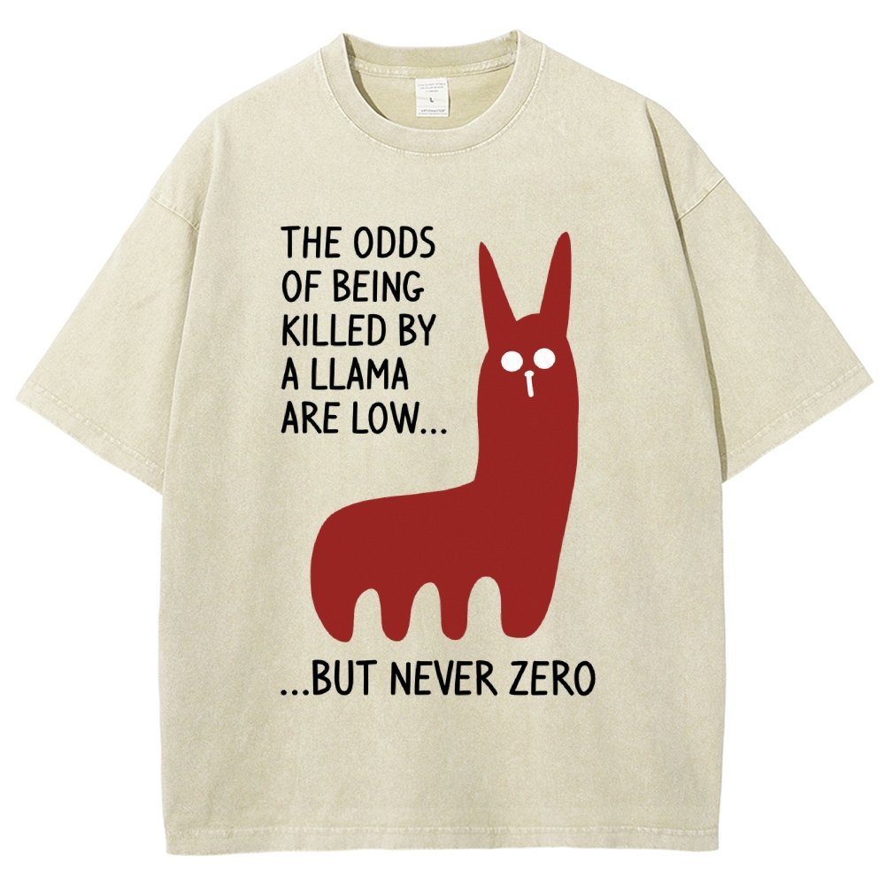 Killer Llama Vintage Distressed T-shirt