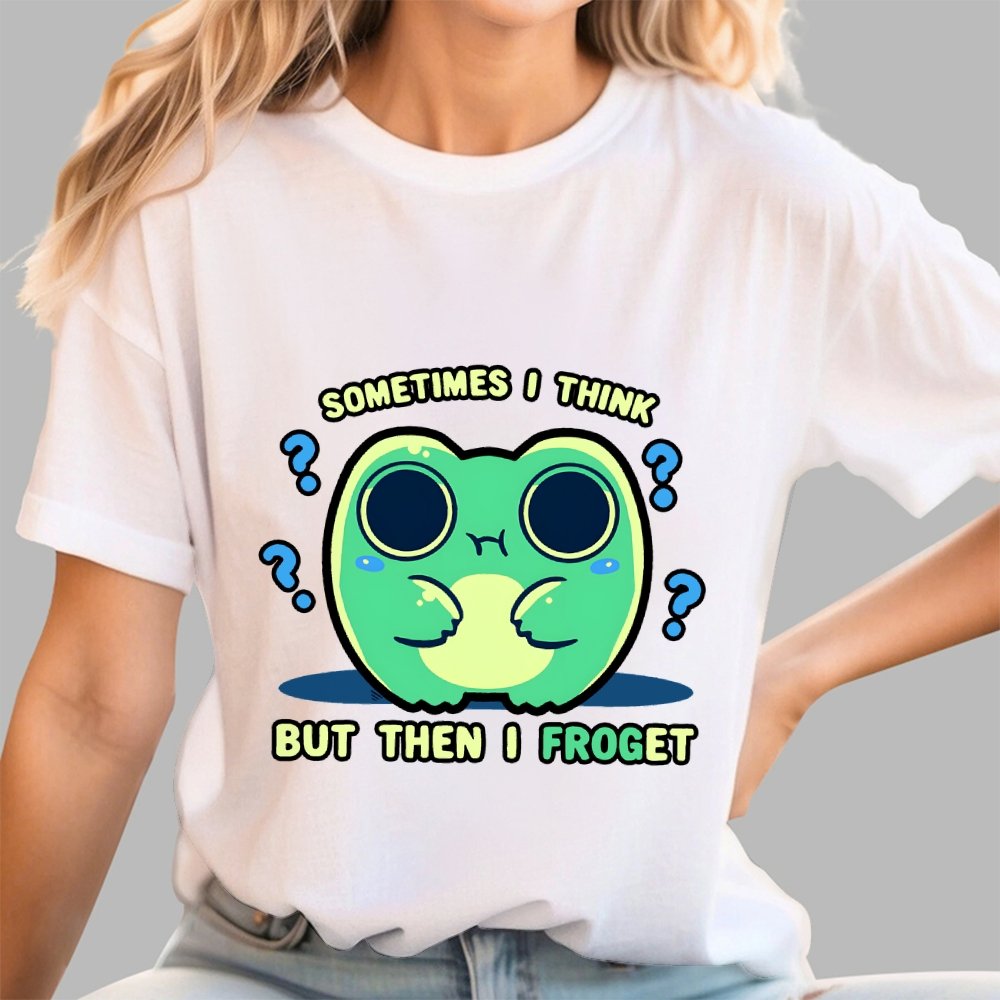 Sometimes I Think but then I Froget Geek T-Shirt