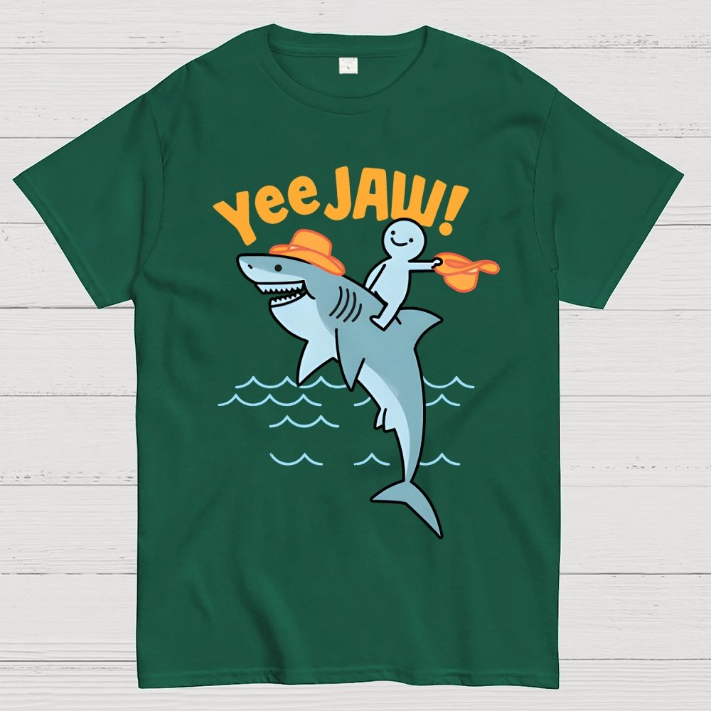 Yee Jaw! Shark Week Geek T-Shirt