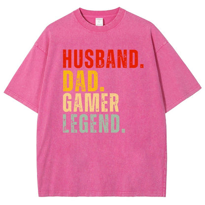 Gamer Dad Vintage Distressed T-shirt