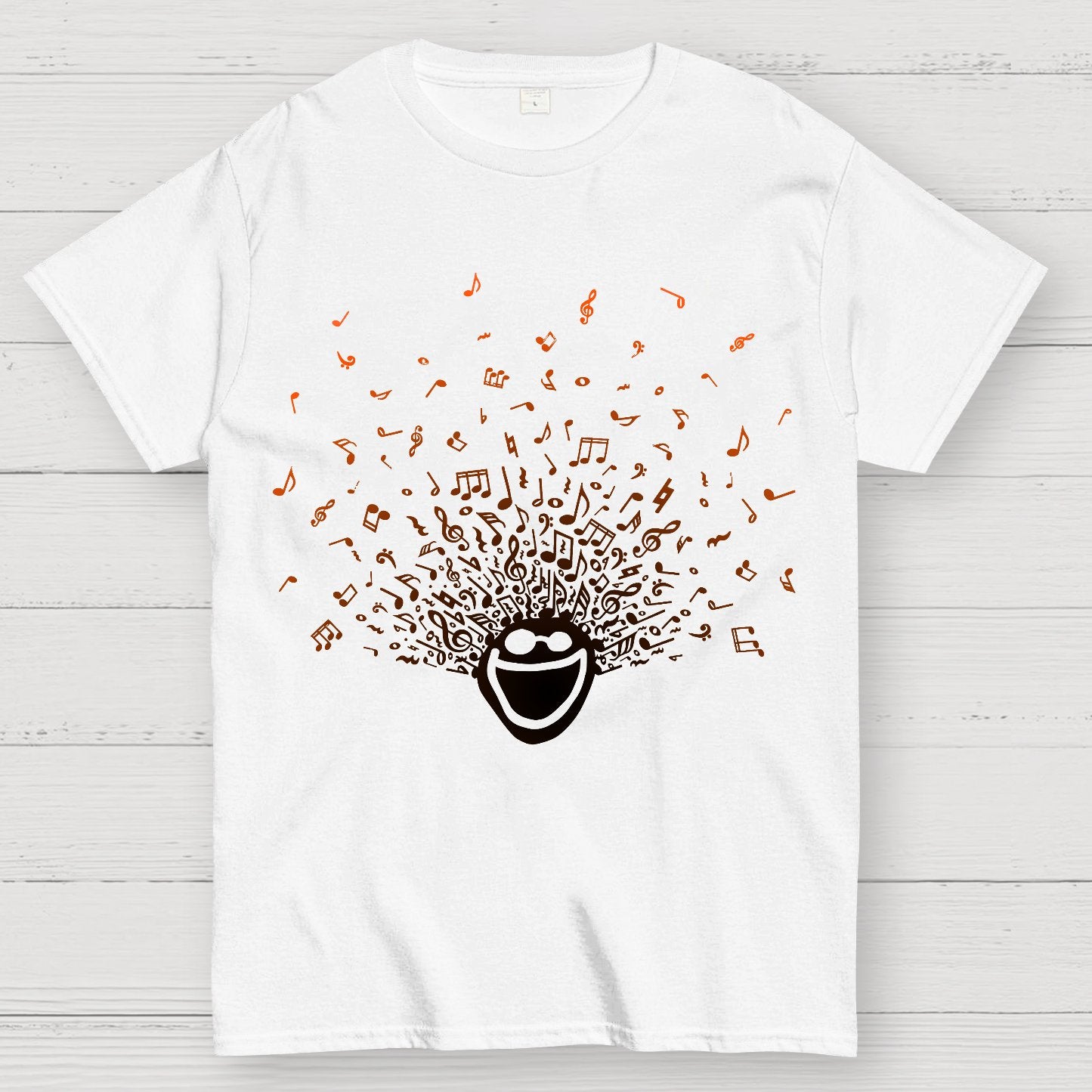 Jake Music Head Nerd Geek T-Shirt