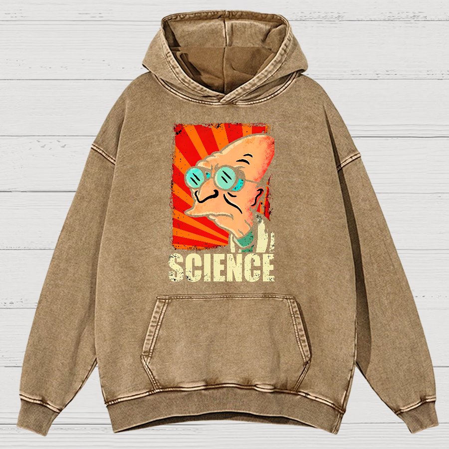Science Vintage Distressed Hoodie