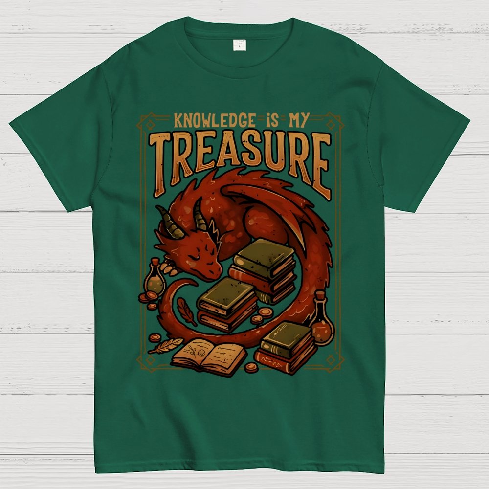 Knowledge Is My Treasure Geek T-Shirt