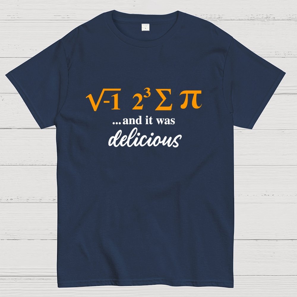 I Ate Some Pie And It Was Delicious 3.14 Pi Day Geek T-Shirt