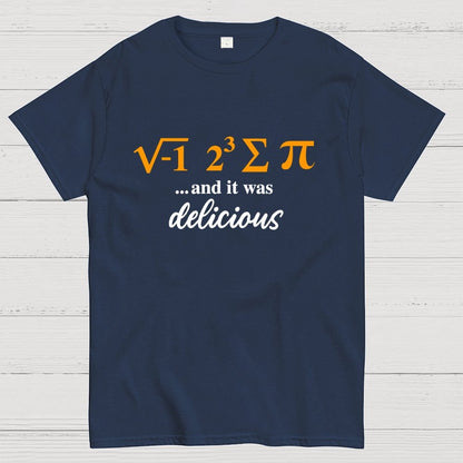 I Ate Some Pie And It Was Delicious 3.14 Pi Day Geek T-Shirt