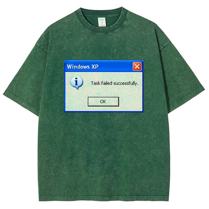 Task Failed Successfully Vintage Distressed T-shirt