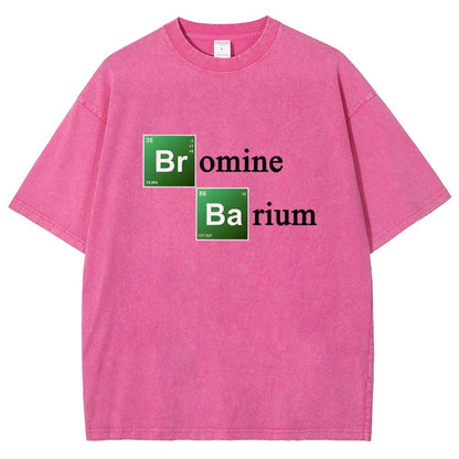 Chemical Adventure Bromine Barium Vintage Distressed T-shirt