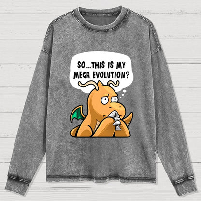 This is my Mega Evolution Washed Long Sleeve Tee