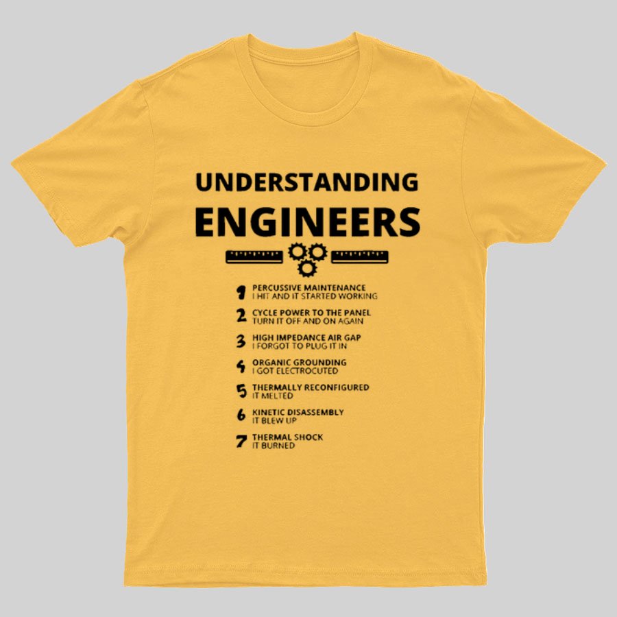 Understanding Engineers Geeky T-Shirt