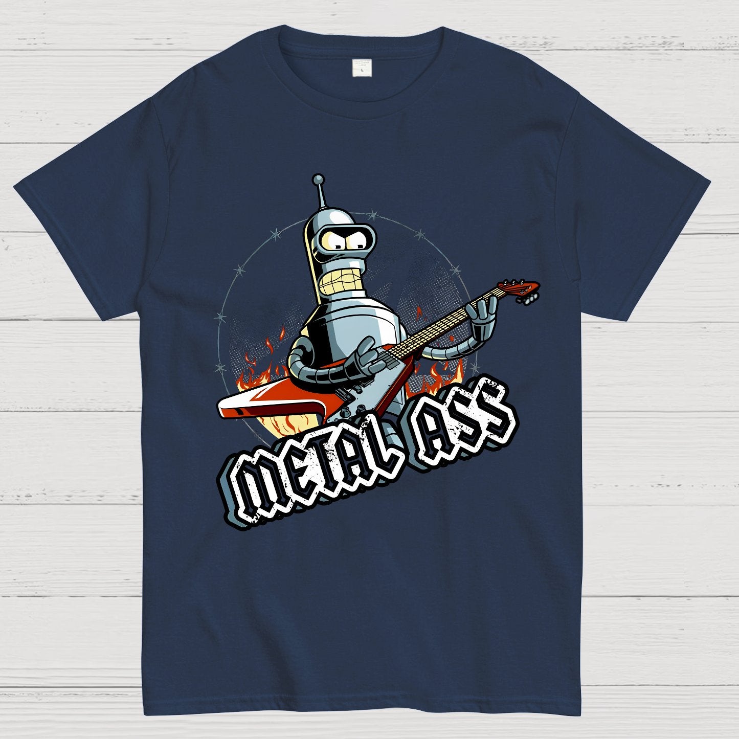 Robot Metal Rock Geek T-Shirt