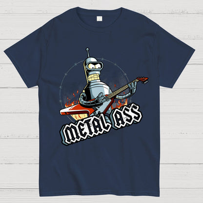 Robot Metal Rock Geek T-Shirt