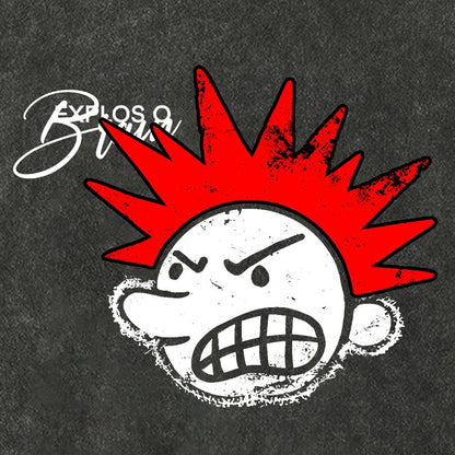 The Brain Explodes Vintage Distressed T-shirt