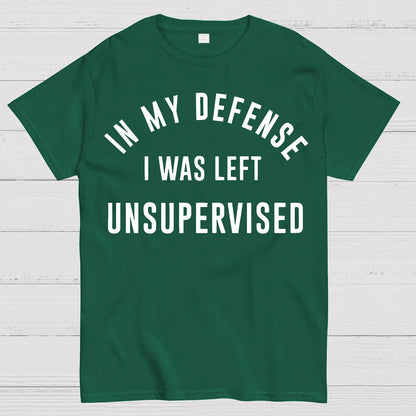 Left Unsupervised Geek T-Shirt