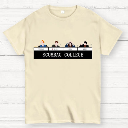 Scumbag College Buddy1 Buddy2 Buddy3 Buddy4 Unisex Geek T-Shirt