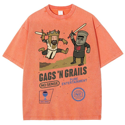 Gags 'n Grails Vintage Distressed T-shirt