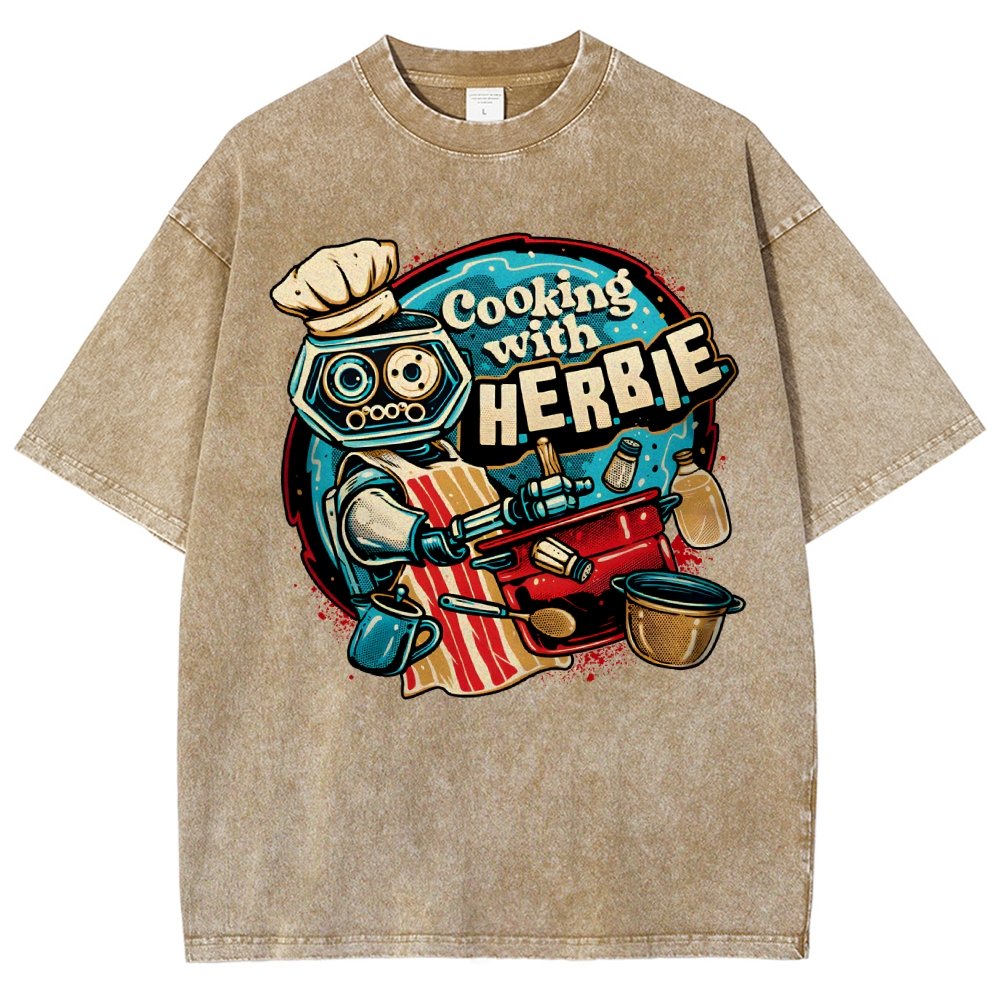 Cooking With Buddy Vintage Distressed T-shirt