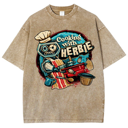 Cooking With Buddy Vintage Distressed T-shirt