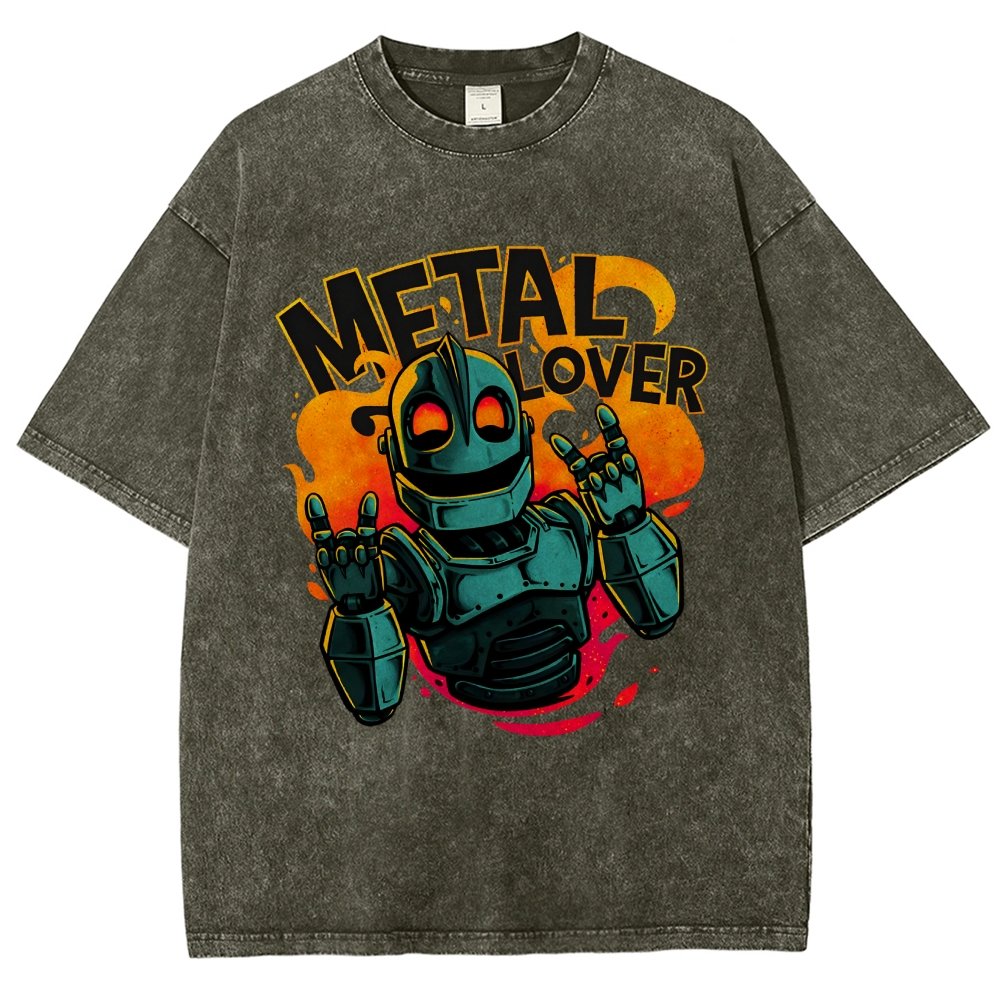 Giant Metal Lover Vintage Distressed T-shirt