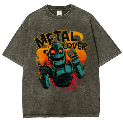 Giant Metal Lover Vintage Distressed T-shirt