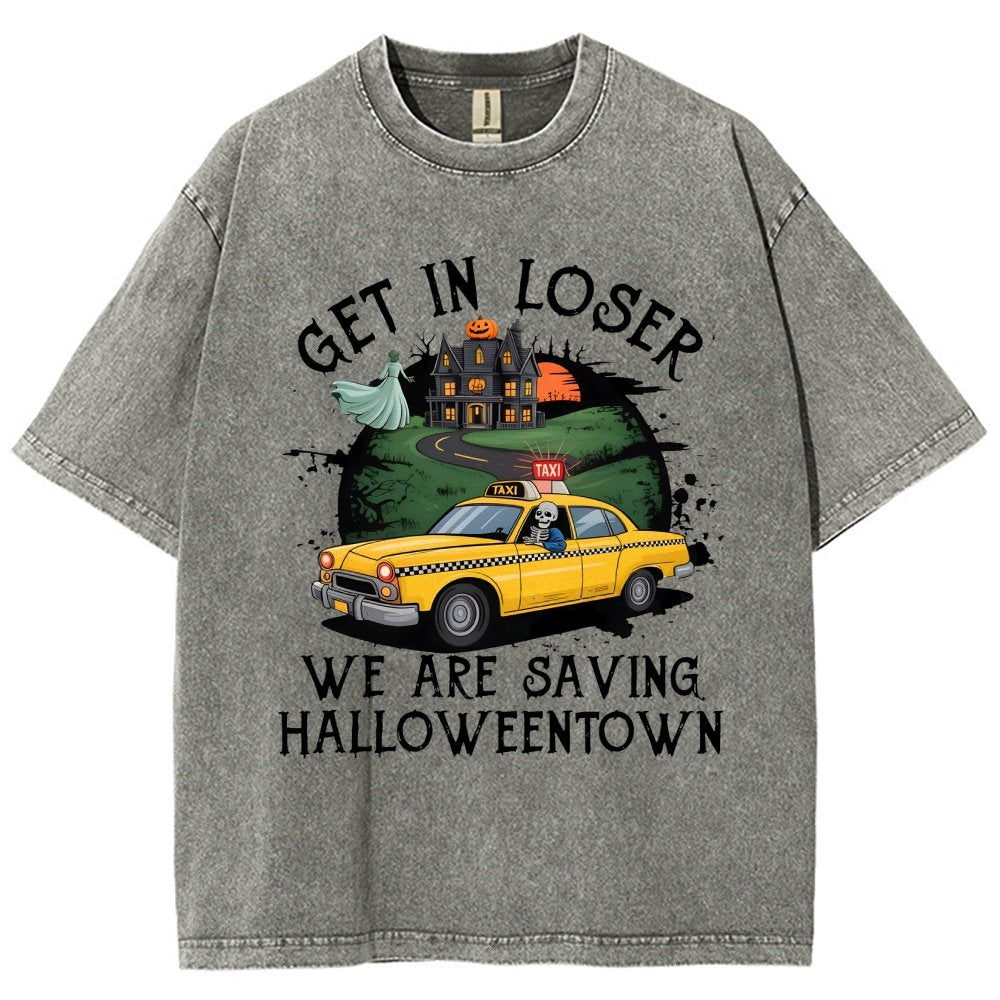Get in Loser Halloween Vintage Distressed T-shirt