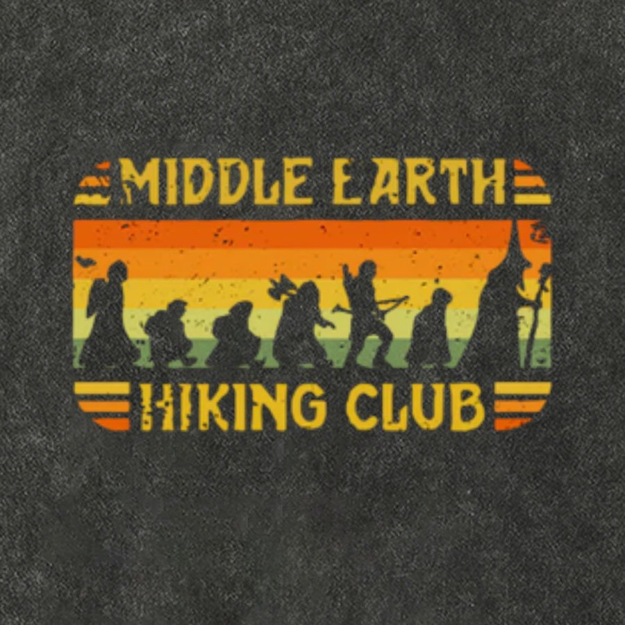 Mystic Land Hiking Club Vintage Distressed T-shirt