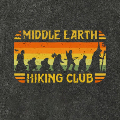 Mystic Land Hiking Club Vintage Distressed T-shirt