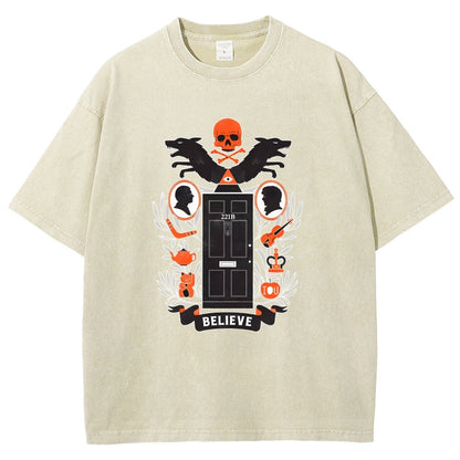 221b Elm St Vintage Distressed T-shirt