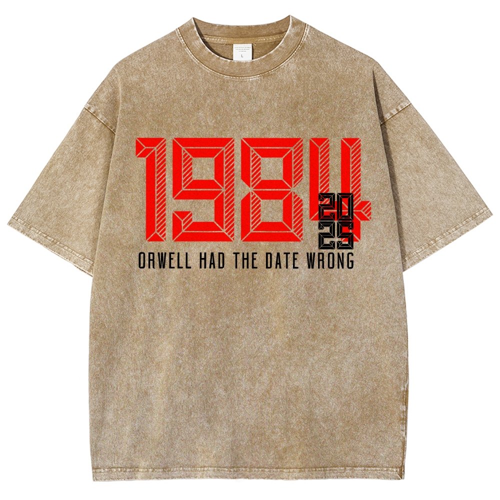 Orwell Got It Wrong Vintage Distressed T-shirt