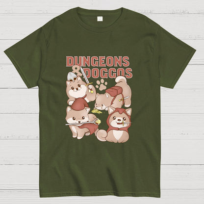 Dungeons And Doggos Nerdy T-Shirt