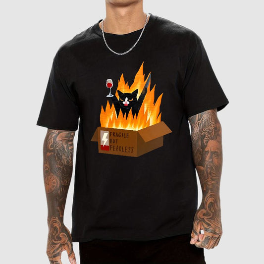 Fragile But Fearless Geek T-Shirt