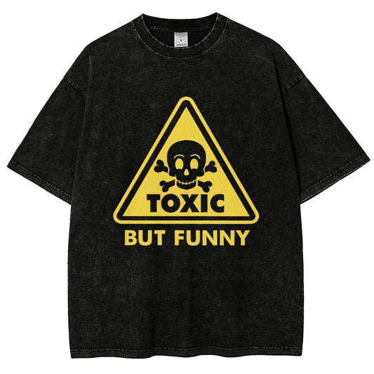 Toxic but Funny Vintage Distressed T-shirt