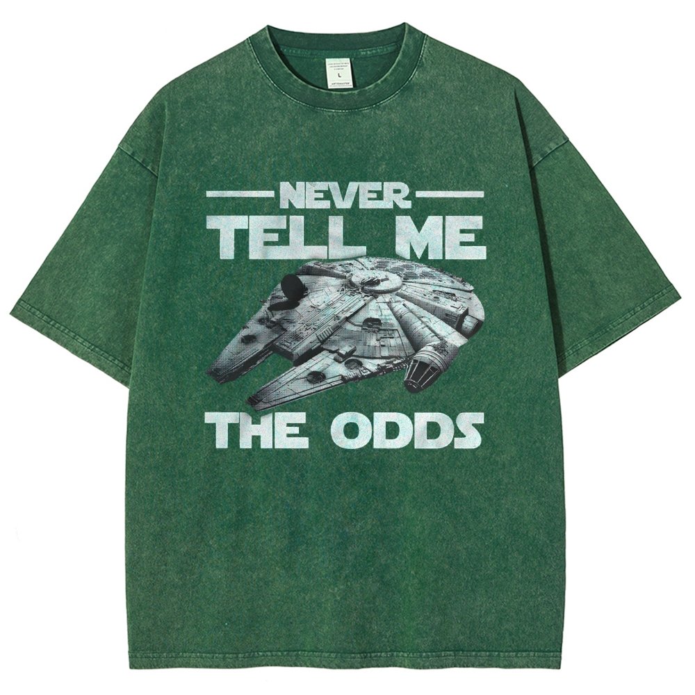 Never tell me the odds Vintage Distressed T-shirt