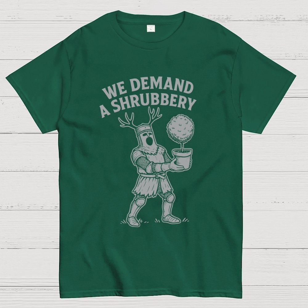 Funny Shrubbery Geek T-Shirt